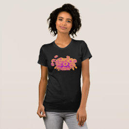 ゴールデン ブルーム ブーケ - 糸芸スタイル Tシャツ