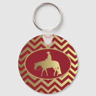 ゴールデン/ボルドー遊覧馬 キーホルダー