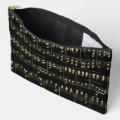 ゴールデン・ミュージック・オン・ブラック アクセサリーポーチ (見開き)