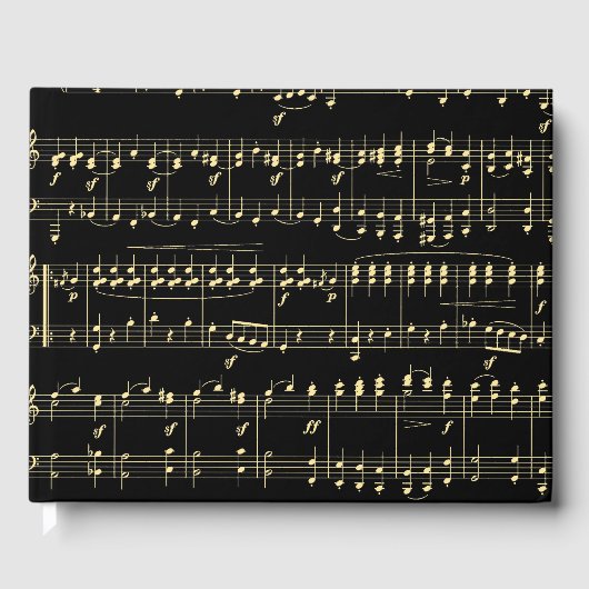 ゴールデン・ミュージック・オン・ブラック ゲストブック (正面)