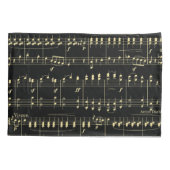 ゴールデン・ミュージック・オン・ブラック 枕カバー (裏面)