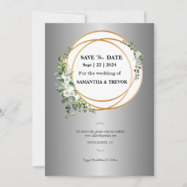 ゴールデン モーメンツ: Save the Date 招待状