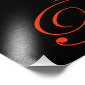 ゴールデン・ライン・アート・バレリーナの優雅なポーズ フォトプリント            (角)