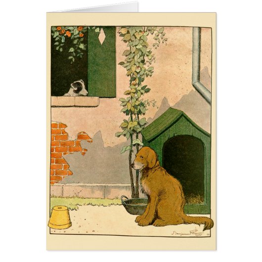 ゴールデン·リトリーバーとジャック·ラッセル·テリアー·ノートカード (正面)