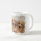 ゴールデン・リトリーバーのお母さんのマグ コーヒーマグカップ (正面右)