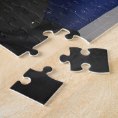 ゴールデン・リトリーバーのクリスマスの聖歌隊 ジグソーパズル (側面)