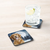 ゴールデン・リトリーバーのコースターセット コースター (右側)