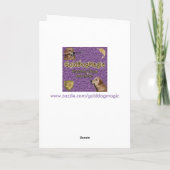 ゴールデン・リトリーバーのフラッパーの誕生日 カード (裏面)