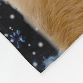 ゴールデン・リトリーバーのフリースブランケット フリースブランケット (角)