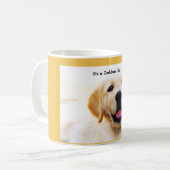 ゴールデン・リトリーバーのマグ コーヒーマグカップ (正面左)