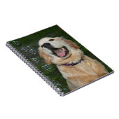 ゴールデン・リトリーバーの伝染性の泡 ノートブック (右側)