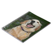 ゴールデン・リトリーバーの伝染性の泡 ノートブック (左側)