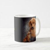 ゴールデン・リトリーバーの信者のマグ コーヒーマグカップ (正面右)