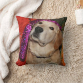 ゴールデン・リトリーバーの占い師 クッション (ブランケット)