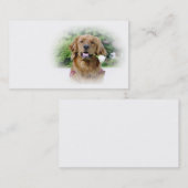 ゴールデン・リトリーバーの名刺 名刺 (正面/裏面)