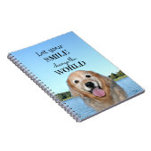 ゴールデン・リトリーバーの変更世界 ノートブック (右側)