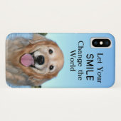 ゴールデン・リトリーバーの変更世界 Case-Mate iPhoneケース (裏面(横))