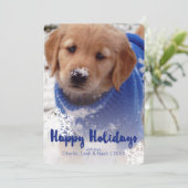 ゴールデン・リトリーバーの子犬の休日 シーズンカード (スタンド正面)