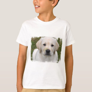 ゴールデン・リトリーバーの子犬の子供のTシャツ Tシャツ