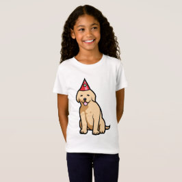 ゴールデン・リトリーバーの子犬の誕生日 Tシャツ