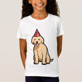 ゴールデン・リトリーバーの子犬の誕生日 Tシャツ
