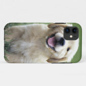 ゴールデン・リトリーバーの子犬のiPhoneの場合 Case-Mate iPhoneケース (裏面(横))