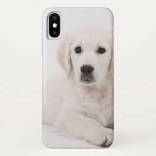 ゴールデン・リトリーバーの子犬 iPhone X ケース