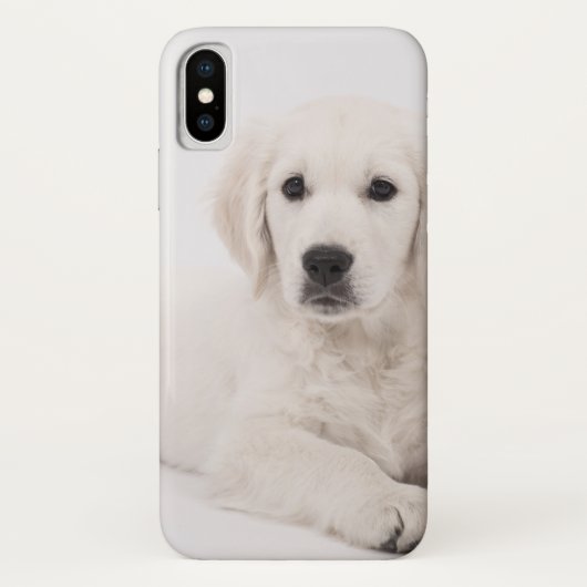 ゴールデン・リトリーバーの子犬 Case-Mate iPhoneケース (裏面)