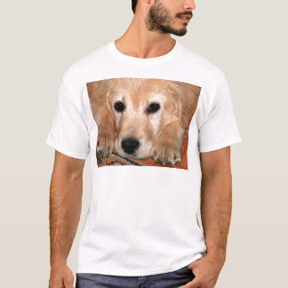 ゴールデン・リトリーバーの子犬 Tシャツ