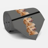 ゴールデン・リトリーバーの幸せなタイ ネクタイ (ロール)