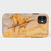 ゴールデン・リトリーバーの横の芸術の電話箱 Case-Mate iPhoneケース (裏面(横))