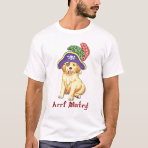 ゴールデン・リトリーバーの海賊 Tシャツ