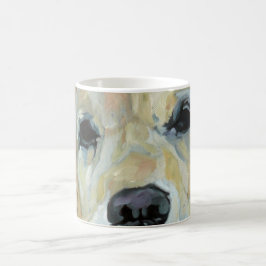 ゴールデン・リトリーバーの目および鼻の芸術のマグ コーヒーマグカップ