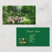 ゴールデン・リトリーバーの繁殖動物の名刺 名刺 (正面/裏面)