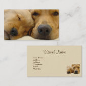 ゴールデン・リトリーバーの繁殖動物の名刺 名刺 (正面/裏面)