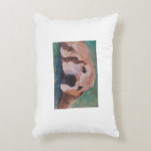 ゴールデン・リトリーバーの装飾用クッション アクセントクッション (正面(垂直))