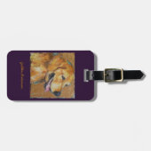 ゴールデン・リトリーバーの財布、荷物のラベルまたはキーホルダー ラゲッジタグ (正面横)