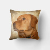 ゴールデン・リトリーバーの顔 クッション (裏面)