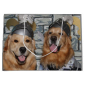 ゴールデン・リトリーバーの騎士 ラージペーパーバッグ (正面)