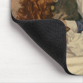 ゴールデン・リトリーバーの1917年のヴィンテージのナースWW1 マウスパッド (コーナー)