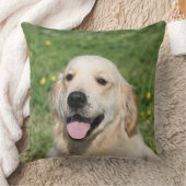 ゴールデン・リトリーバーのHeadshot 1 クッション (ブランケット)