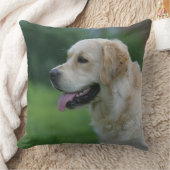 ゴールデン・リトリーバーのHeadshot 2 2 クッション (ブランケット)