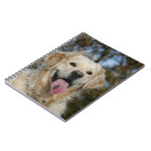 ゴールデン・リトリーバーのHeadshot 3 ノートブック (左側)