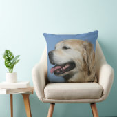 ゴールデン・リトリーバーのHeadshot 4 クッション (椅子)