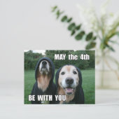 ゴールデン・リトリーバーはあなたとである第4パロディかもしれません ポストカード (スタンド正面)