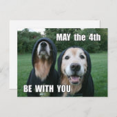 ゴールデン・リトリーバーはあなたとである第4パロディかもしれません ポストカード (正面/裏面)