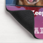 ゴールデン・リトリーバーは平静および遠征を保ちます マウスパッド (コーナー)