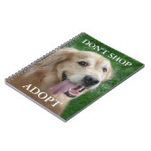 ゴールデン・リトリーバーは採用します救助を買物をしません ノートブック (左側)