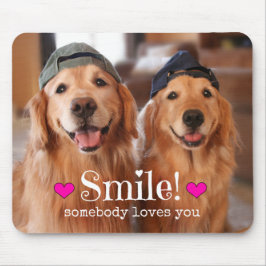 ゴールデン・リトリーバーは誰か愛します マウスパッド