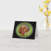 ゴールデン・リトリーバーを救うAZGRC カード (黄色い花)